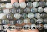 RIBS98 15 inches 12*16mm faceted rice agate gemstone beads wholesale