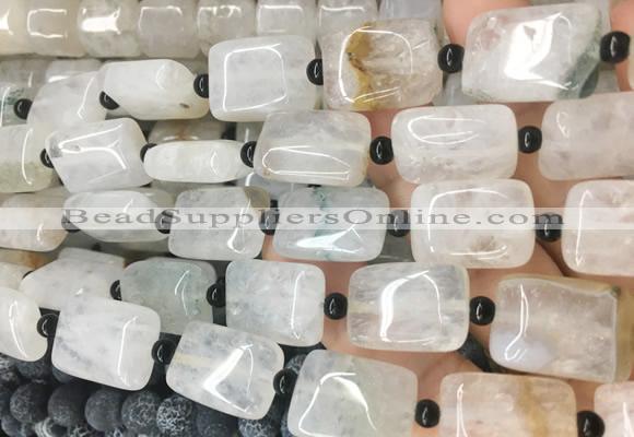 RTBS27 15 inches 15*20mm rectangle Agate gemstone beads wholesale
