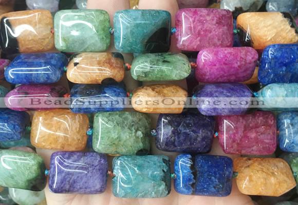 RTBS28 15 inches 15*20mm rectangle Agate gemstone beads wholesale