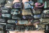 RTBS30 15 inches 15*20mm rectangle Agate gemstone beads wholesale