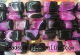 RTBS31 15 inches 15*20mm rectangle Agate gemstone beads wholesale