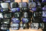 RTBS36 15 inches 15*20mm rectangle Agate gemstone beads wholesale