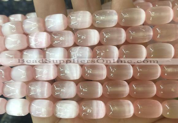 SEBS118 15 inches 8*12mm drum selenite gemstone beads wholesale