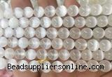 SEBS136 15 inches 8mm round selenite gemstone beads wholesale