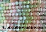 SEBS147 15 inches 6mm round colorful selenite gemstone beads wholesale