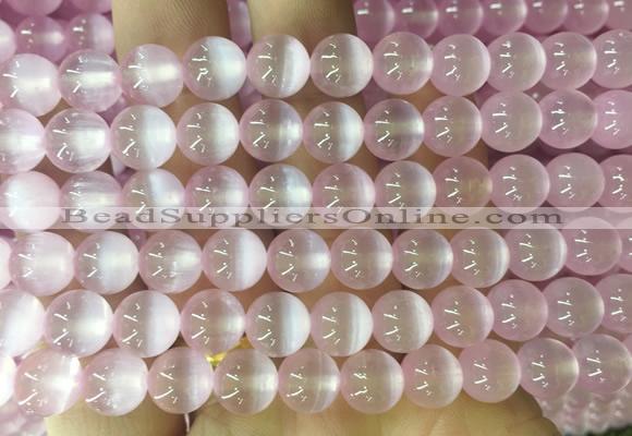 SEBS61 15 inches 8mm round selenite gemstone beads wholesale