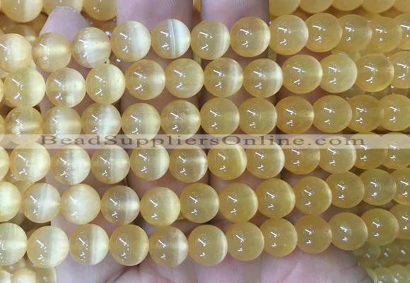 SEBS76 15 inches 8mm round selenite gemstone beads wholesale