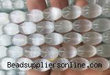 SEBS87 15 inches 10*14mm rice selenite gemstone beads wholesale