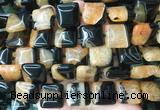SRBS21 15 inches 18*18mm square Agate gemstone beads wholesale