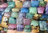 SRBS27 15 inches 18*18mm square Agate gemstone beads wholesale