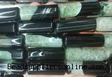 TBBS131 15 inches 13*40mm tube agate gemstone beads wholesale