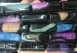 TBBS133 15 inches 13*40mm tube agate gemstone beads wholesale