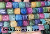 TBBS145 15 inches 13*14mm tube agate gemstone beads wholesale