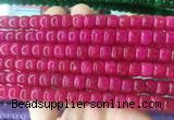 TBBS153 15 inches 7*9mm tube candy jade gemstone beads wholesale
