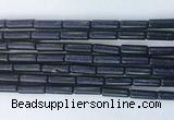 TBBS36 15 inches 4*13mm tube blue goldstone gemstone beads