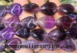 TRBS113 15 inches 13*18mm flat teardrop Amethyst beads wholesale