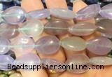 TRBS114 15 inches 13*18mm flat teardrop Fluorite beads wholesale