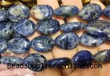 TRBS124 15 inches 13*18mm flat teardrop Sodalite beads wholesale