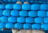 WBBS11 15 inches 15*20mm rice howlite turquoise gemstone beads wholesale