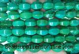 WBBS12 15 inches 12*16mm rice howlite turquoise gemstone beads wholesale